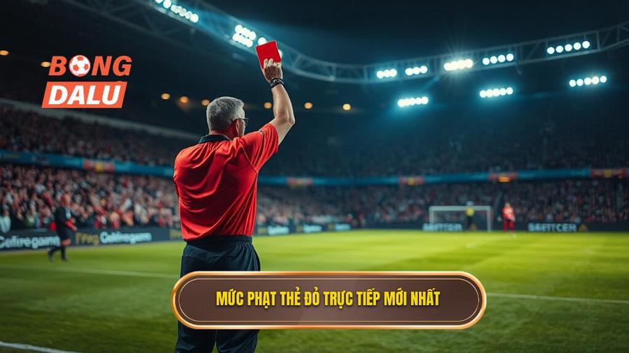 2. Mức phạt thẻ đỏ trực tiếp mới nhất