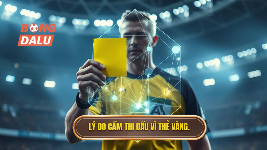 3. Lý do cấm thi đấu vì thẻ vàng.