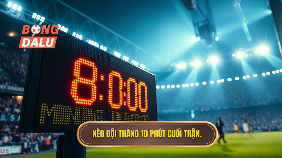 Hiểu rõ về kèo cược đội thắng trong 10 phút cuối trận