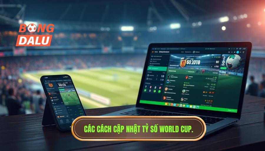 Các phương thức cập nhật tỷ số World Cup phổ biến hiện nay