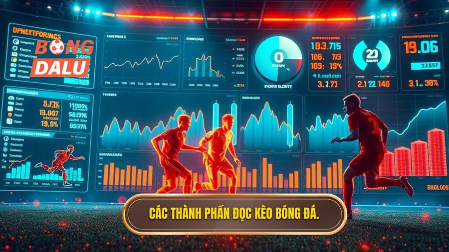 Các thành phần chính trong cách đọc kèo bóng đá theo thời gian thực