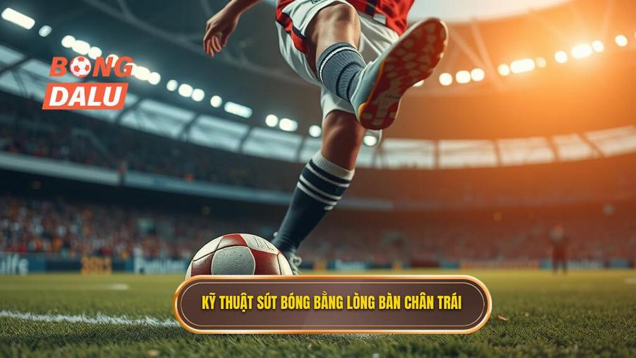 Phân tích chi tiết quy trình thực hiện kỹ thuật sút bóng bằng lòng bàn chân trái