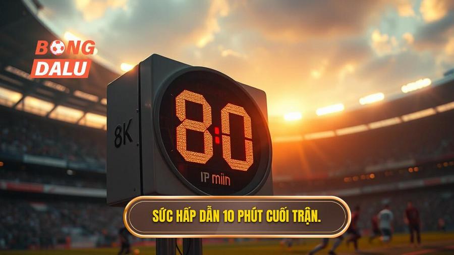 Tại sao 10 phút cuối trận lại là "thời điểm vàng"?